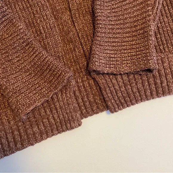 Free People Brown Combo Long Sleeve Open Cardigan - Picture 7 of 13